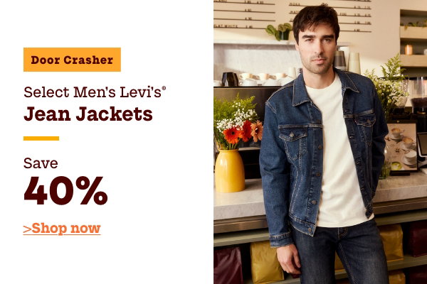 Door Crasher Select Men's Levi's Jean Jackets Save 40%