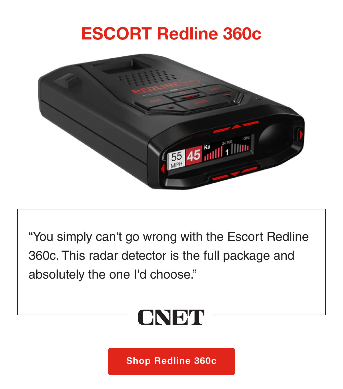 ESCORT Redline 360c - [Shop Redline 360c]