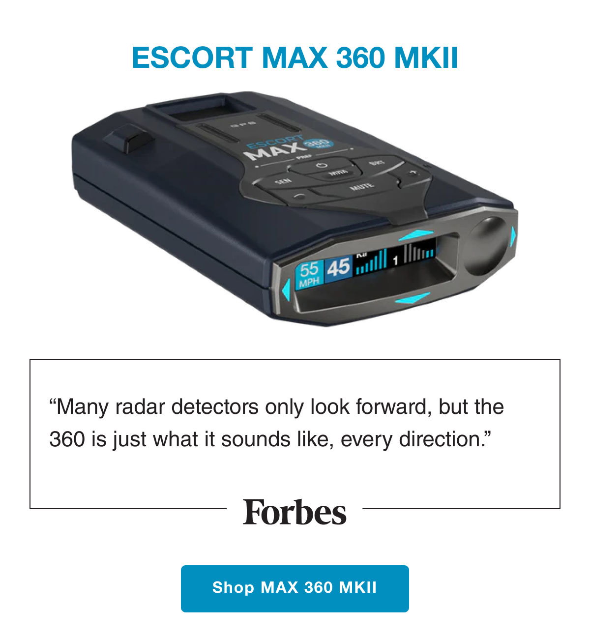 ESCORT MAX 360 MKII - [Shop MAX 360 MKKII]