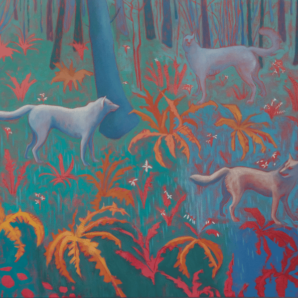 Flock painting