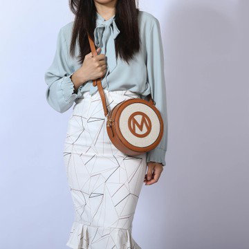 MKF Collection Acacia Round Crossbody Bag by Mia K