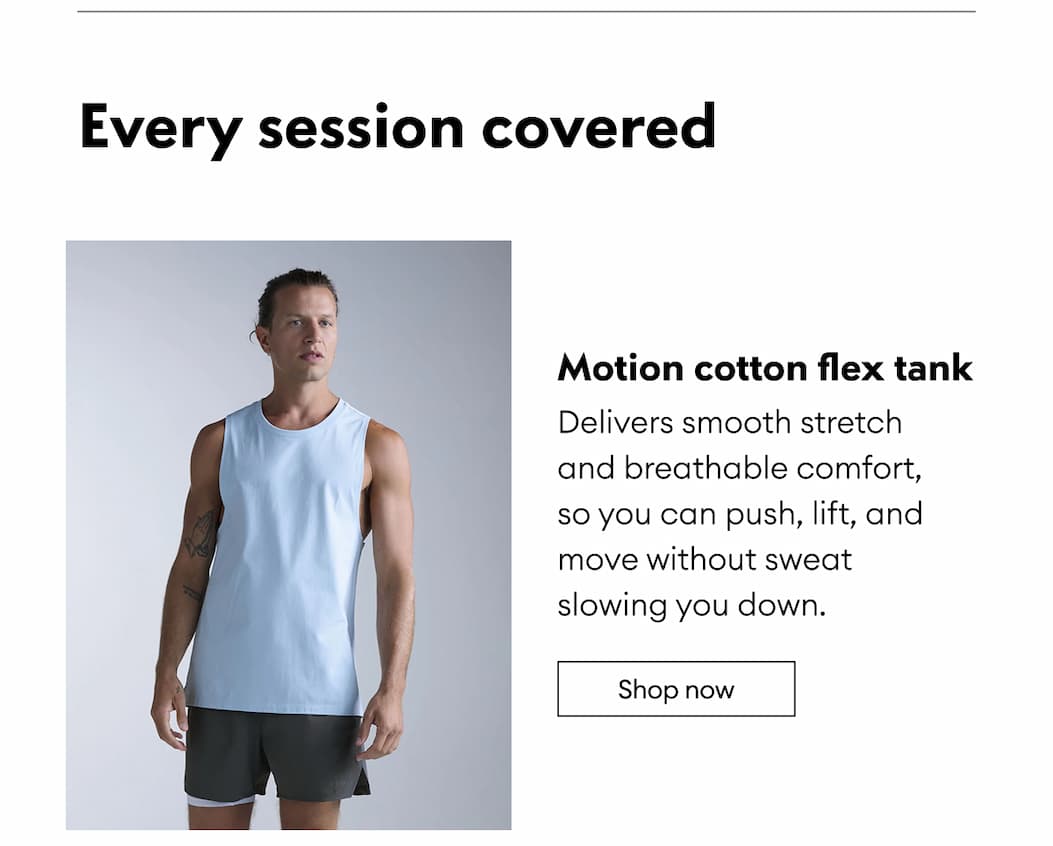 Every session covered | Shop now