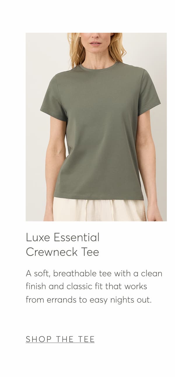 Luxe Essential Crewneck