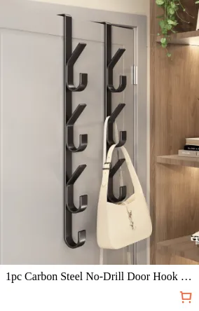 1pc Carbon Steel No-Drill Door...