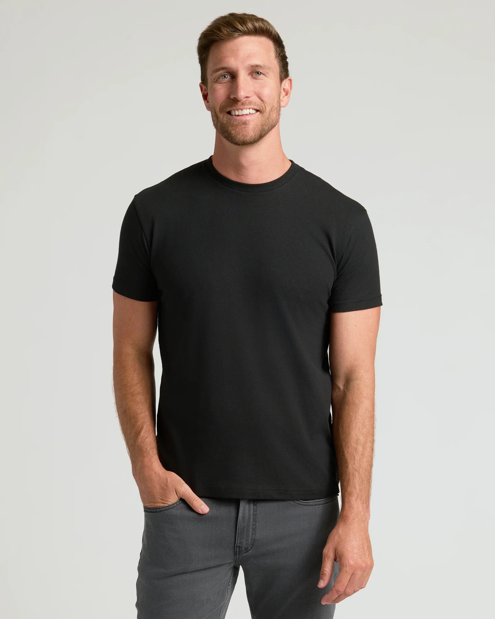 Image of Black Classic Crew Neck