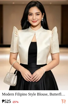 Modern Filipino Style Blouse...