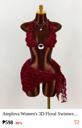 Amplova Women s 3D Floral Swimwear...