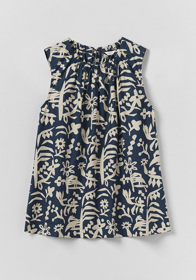 Emma Carlow Cut Out Print Sleeveless Top