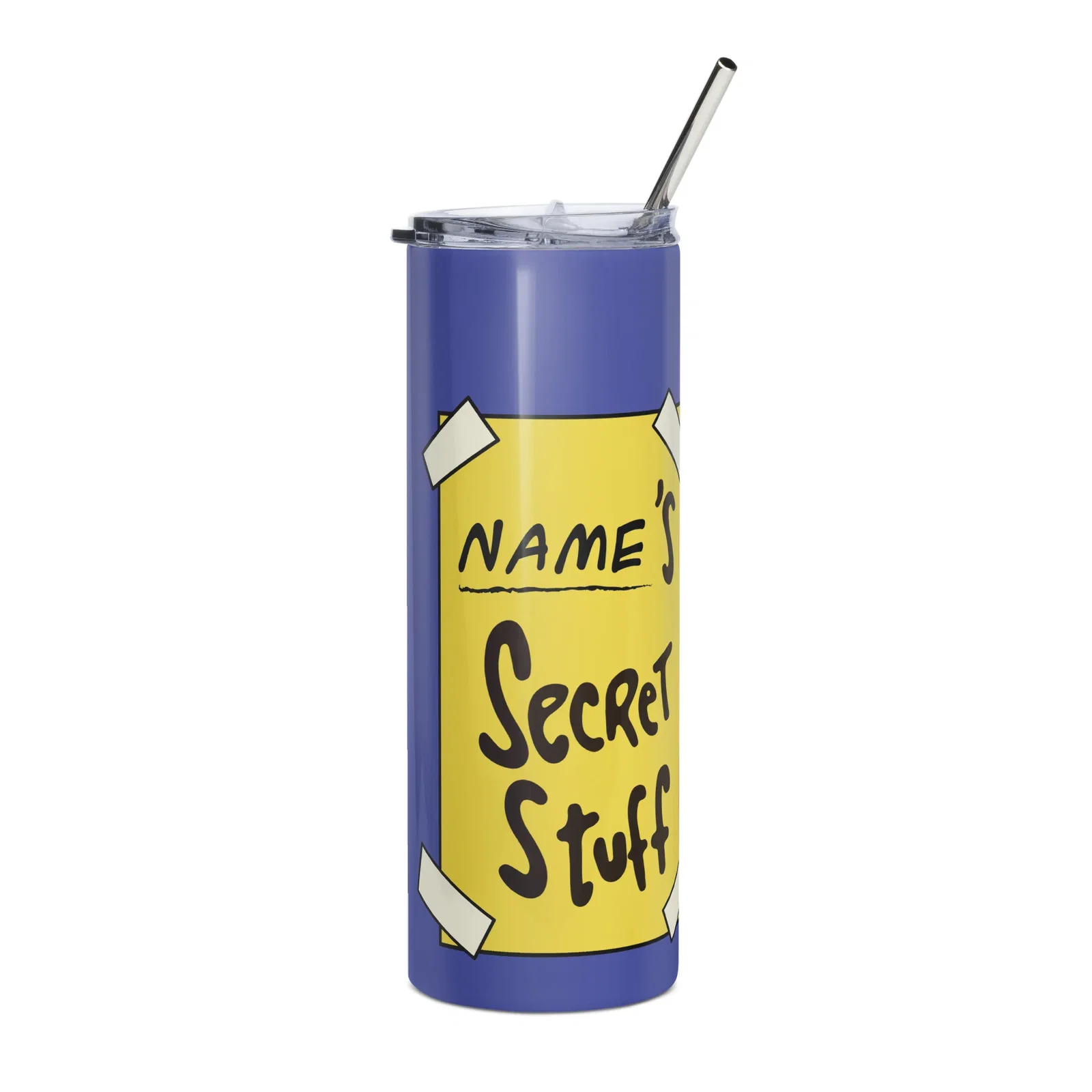 Image of Space Jam Personalized Stainless Steel Tumbler Secret Stuff