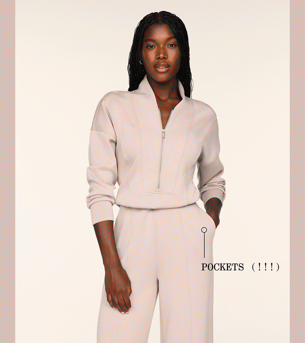 Cloud-soft fabric and pockets!