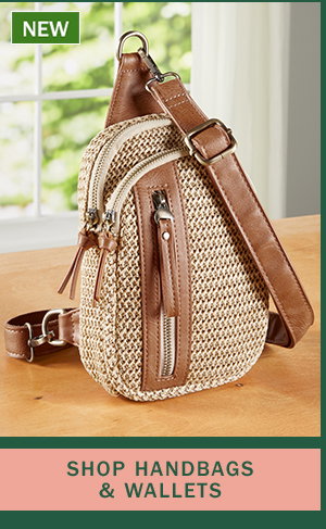 Shop Handbags & Wallets. New: Convertible Straw Sling Bag