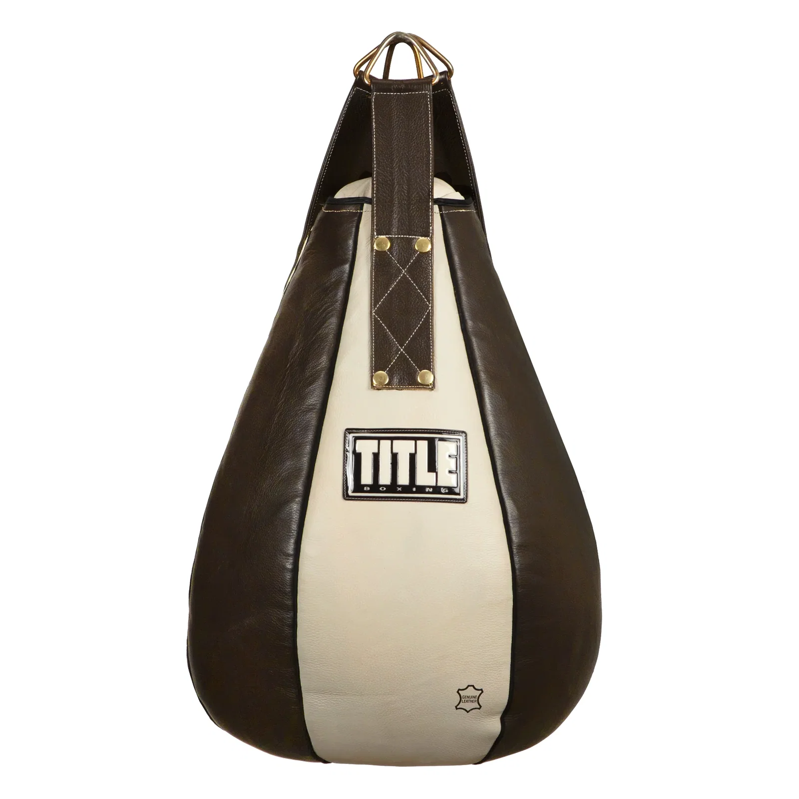 Image of TITLE BOXING GENUINE LEATHER VINTAGE MAIZE BAG