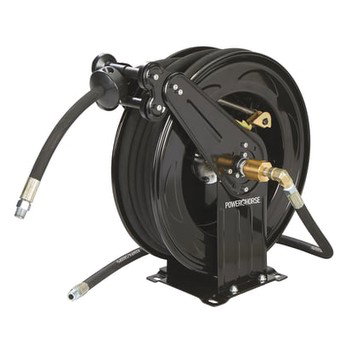 Powerhorse Auto-Rewind Pressure Washer Hose Reel, 4000 PSI, 50ft. Capacity