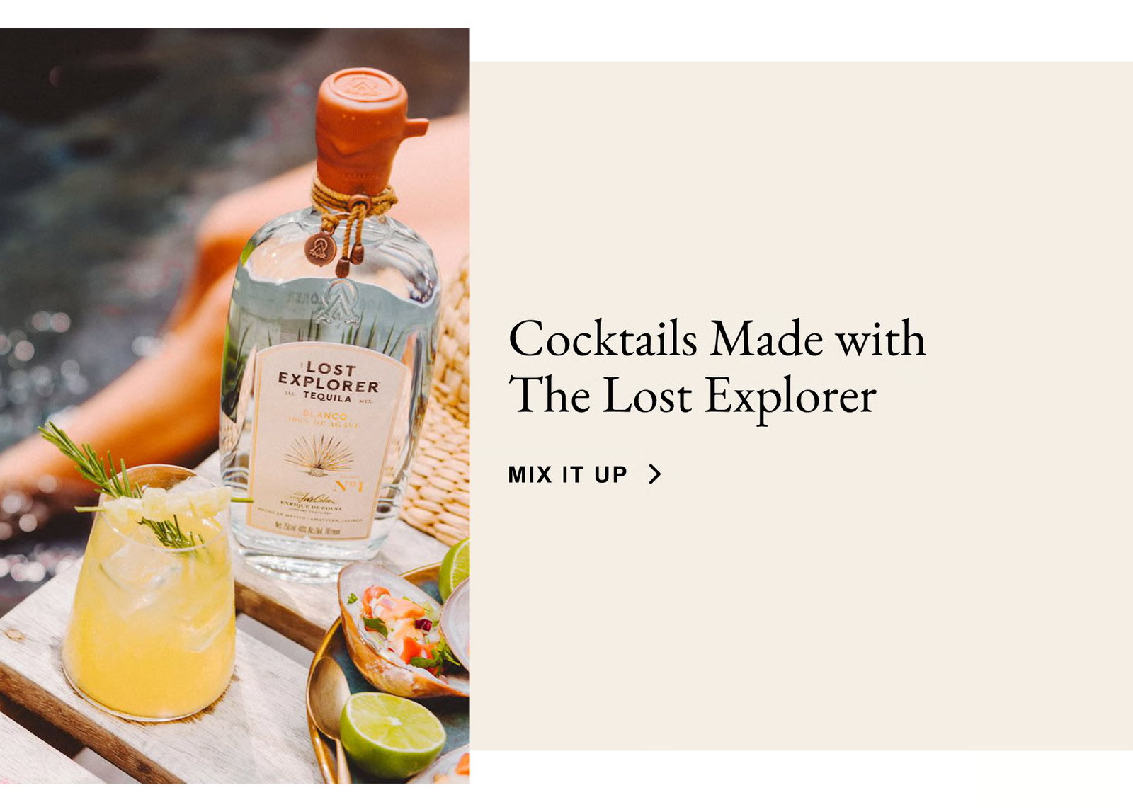 Cocktails Made with The Lost Explorer - Mix It Up