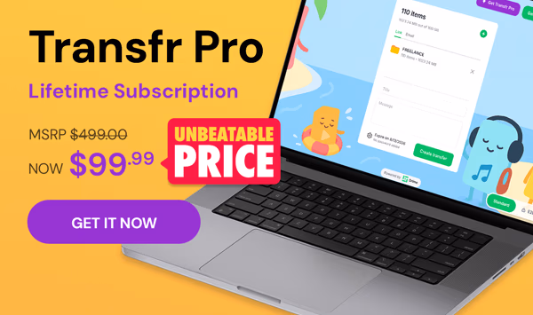 Transfr Pro: Lifetime Subscription