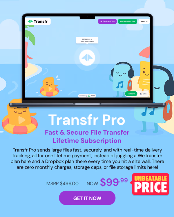 Transfr Pro: Lifetime Subscription