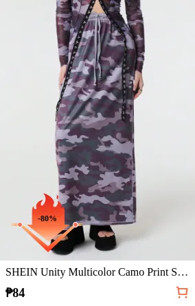 SHEIN Unity Multicolor Camo Print...