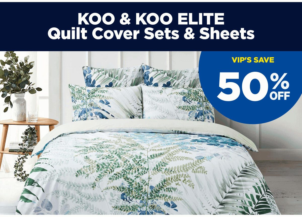 Koo & Koo Elite Quilt cover Sets & Sheets