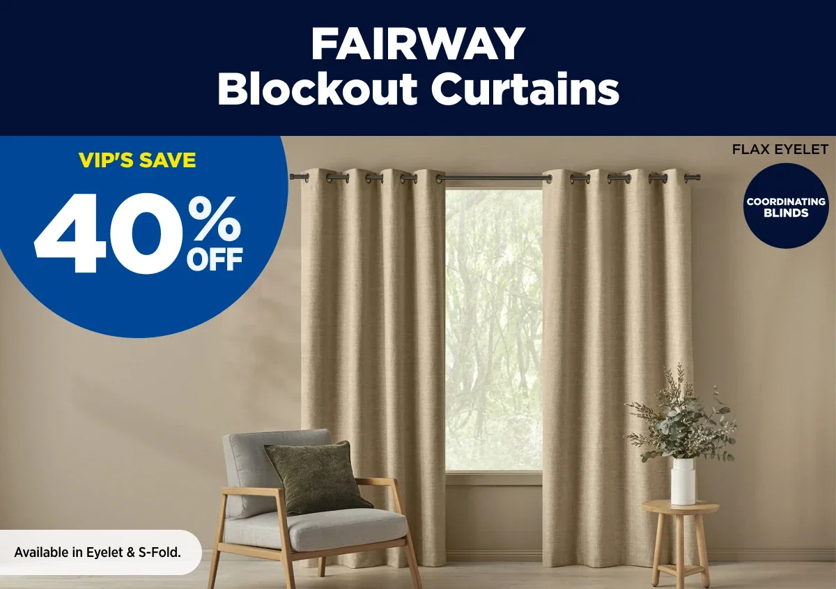 Fairway blockout curtain