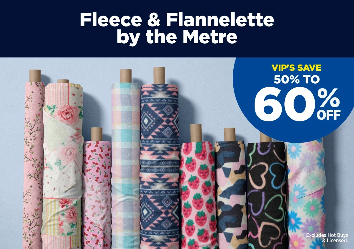 Fleece & Flannelette by the metre