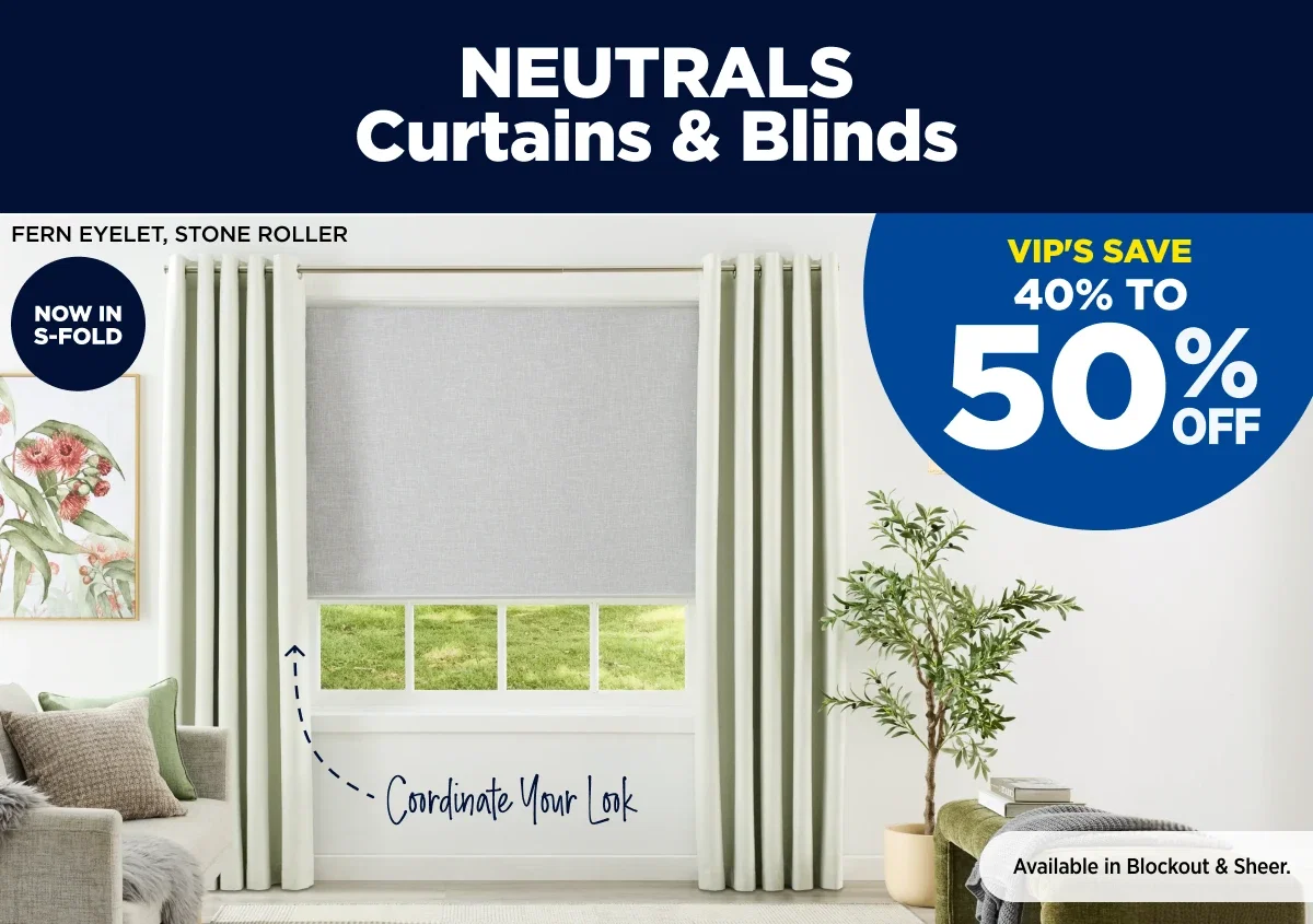 Neutrals curtain & blinds