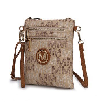 MKF Collection Gaia Vegan Leather Women's Crossbody Bag by Mia K - 8 Colors