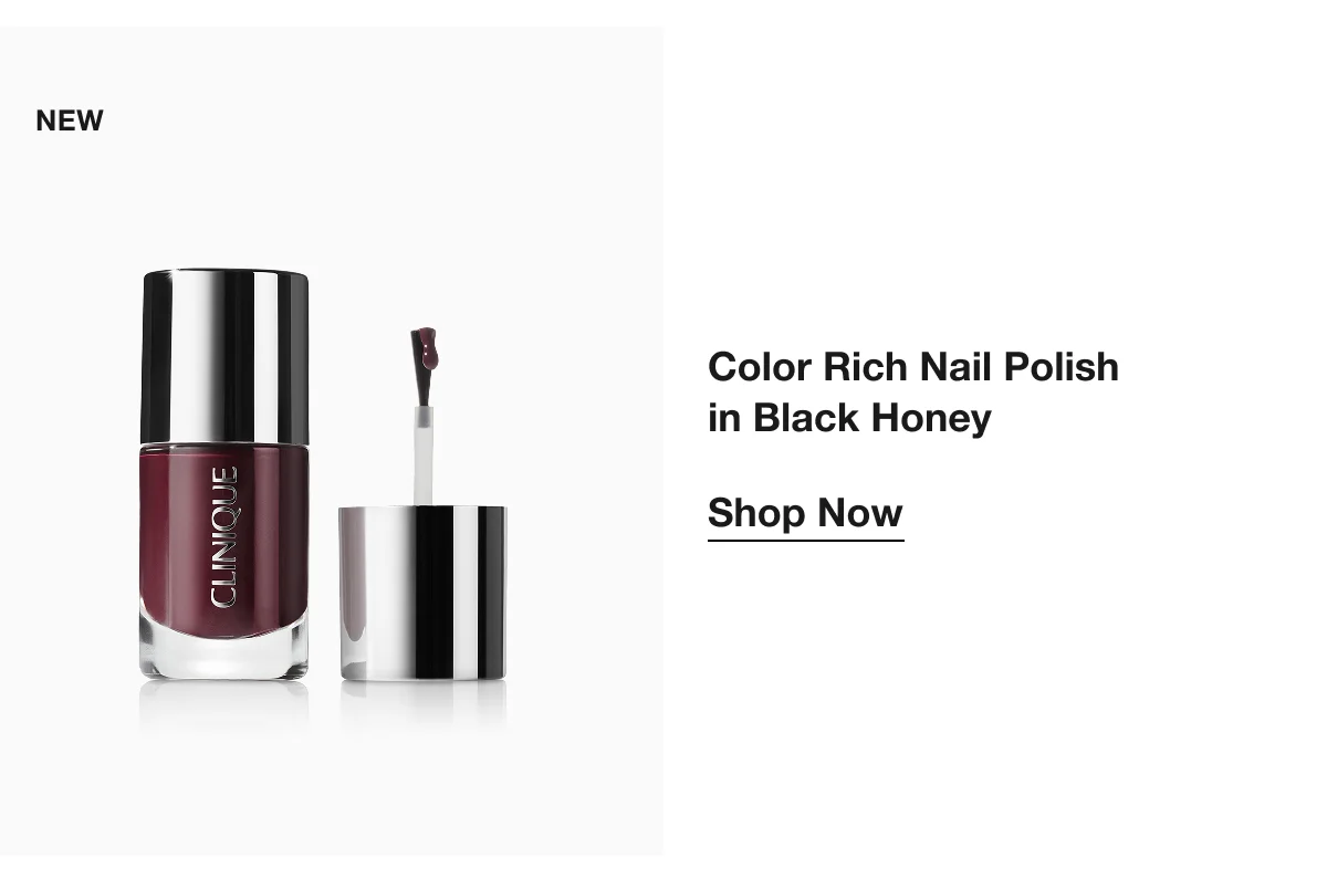 NEW | Color Rich Nail Polish in Black Honey | Shop Now