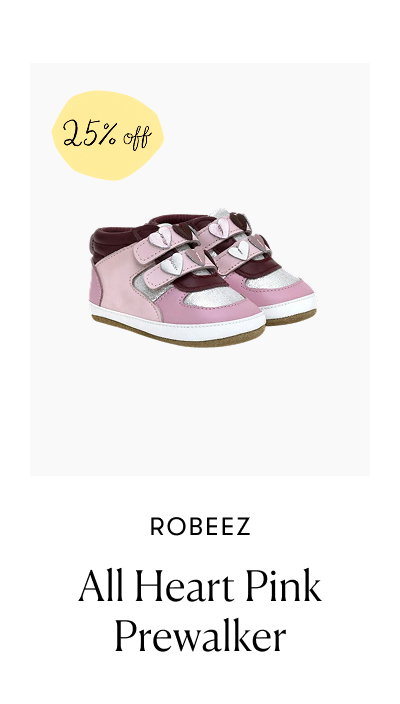 Robeez: All Heart Pink Prewalker - 25% Off