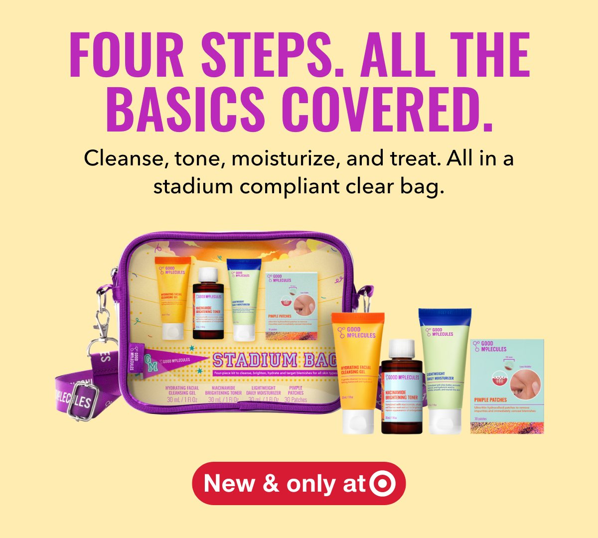 Four steps. All the basics covered.