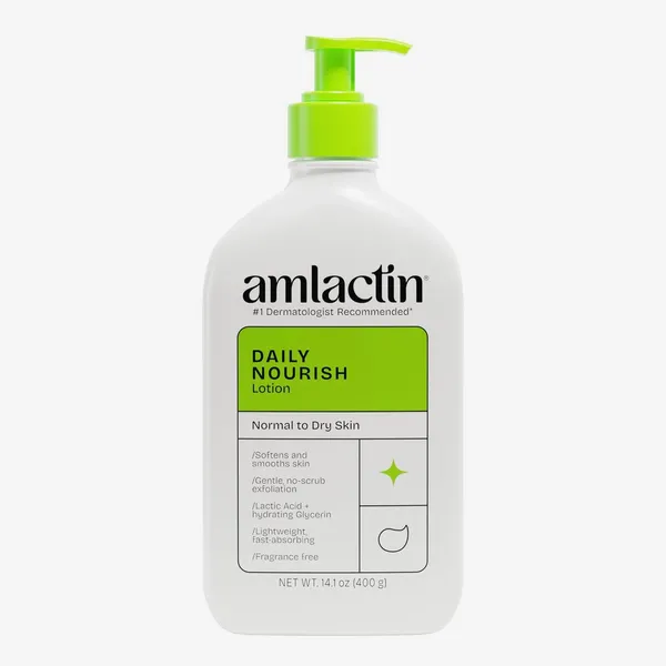 AmLactin Daily Nourish Lotion With 12% Lactic Acid AHA - 14.1 Oz.