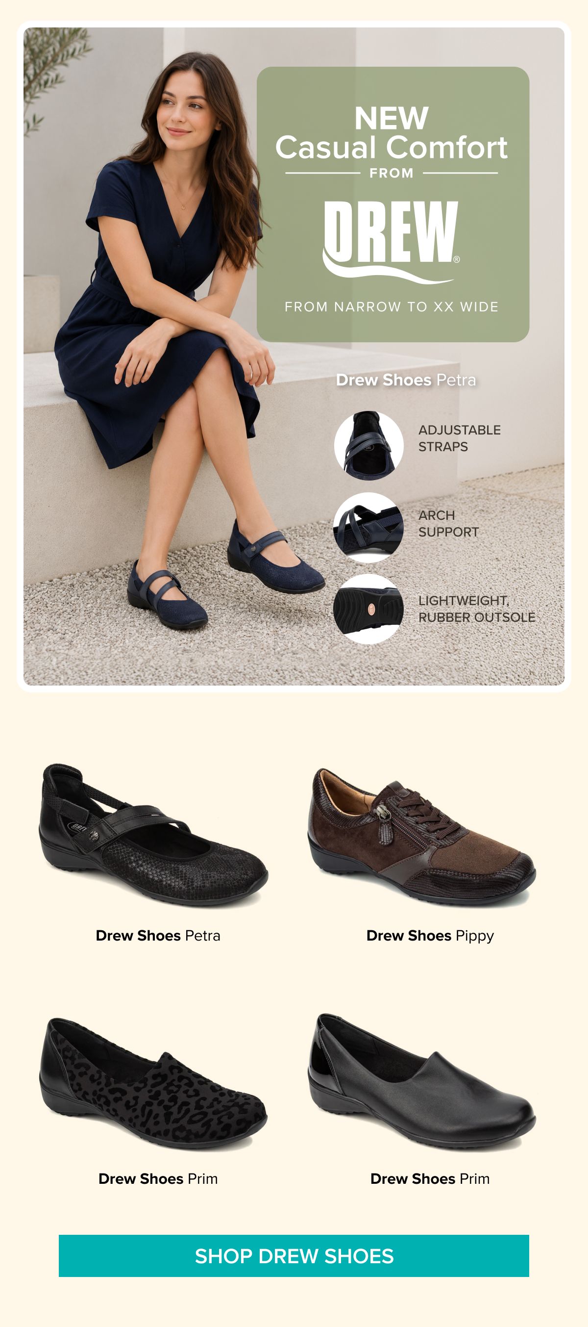 New Casual Comfort from Drew