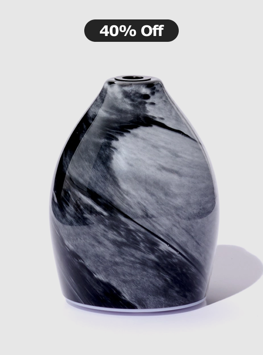 Marble Swirl  Electric Diffuser Black