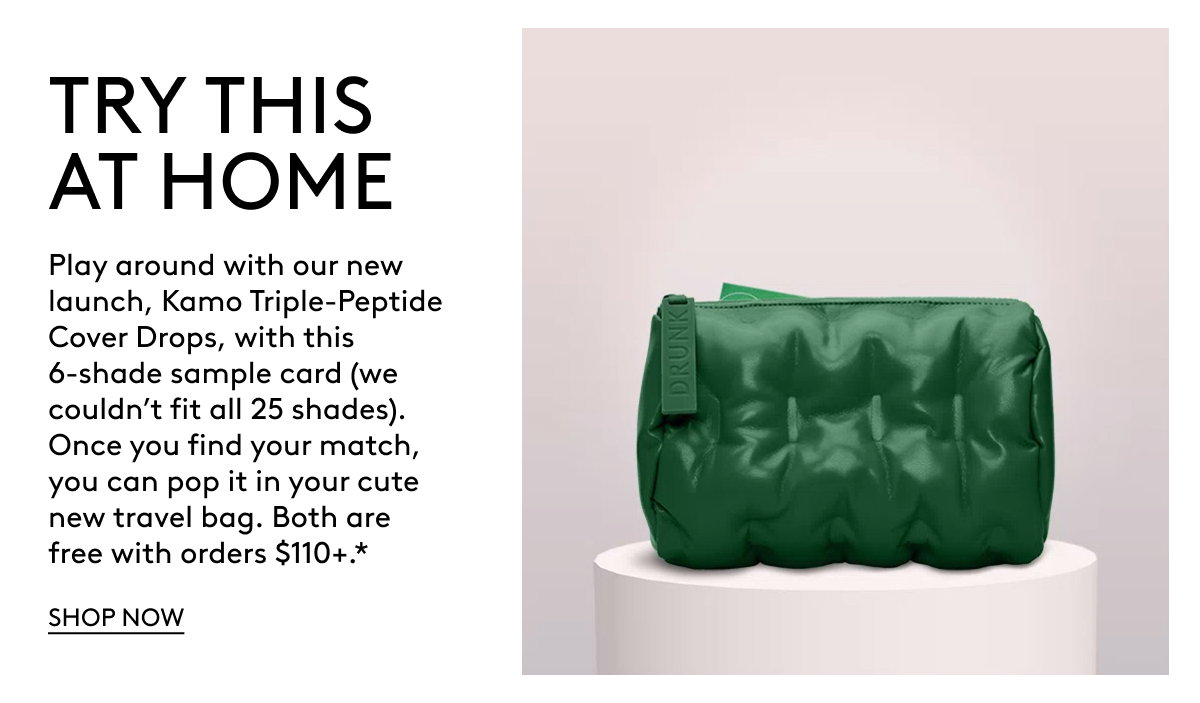 FREE Kamo Bag + Sample Card With $110+ Purchases