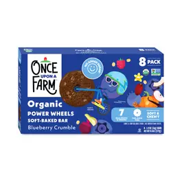  Once Upon A Farm Organic Power Wheels Soft-Baked Bar, Blueberry Crumble
