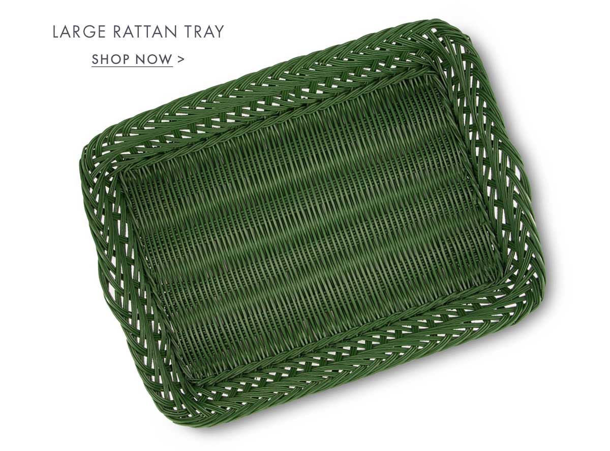 Large Rattan Tray