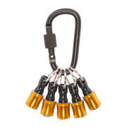 Vaunt Keyring Carabiner Hex Holder - Pack of 5