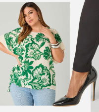 Printed Hi Low Top