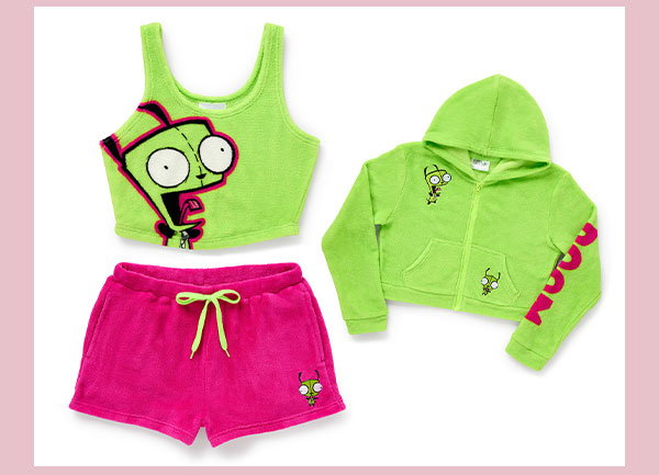 GIR 3-Piece Plush Lounge Set - Invader Zim