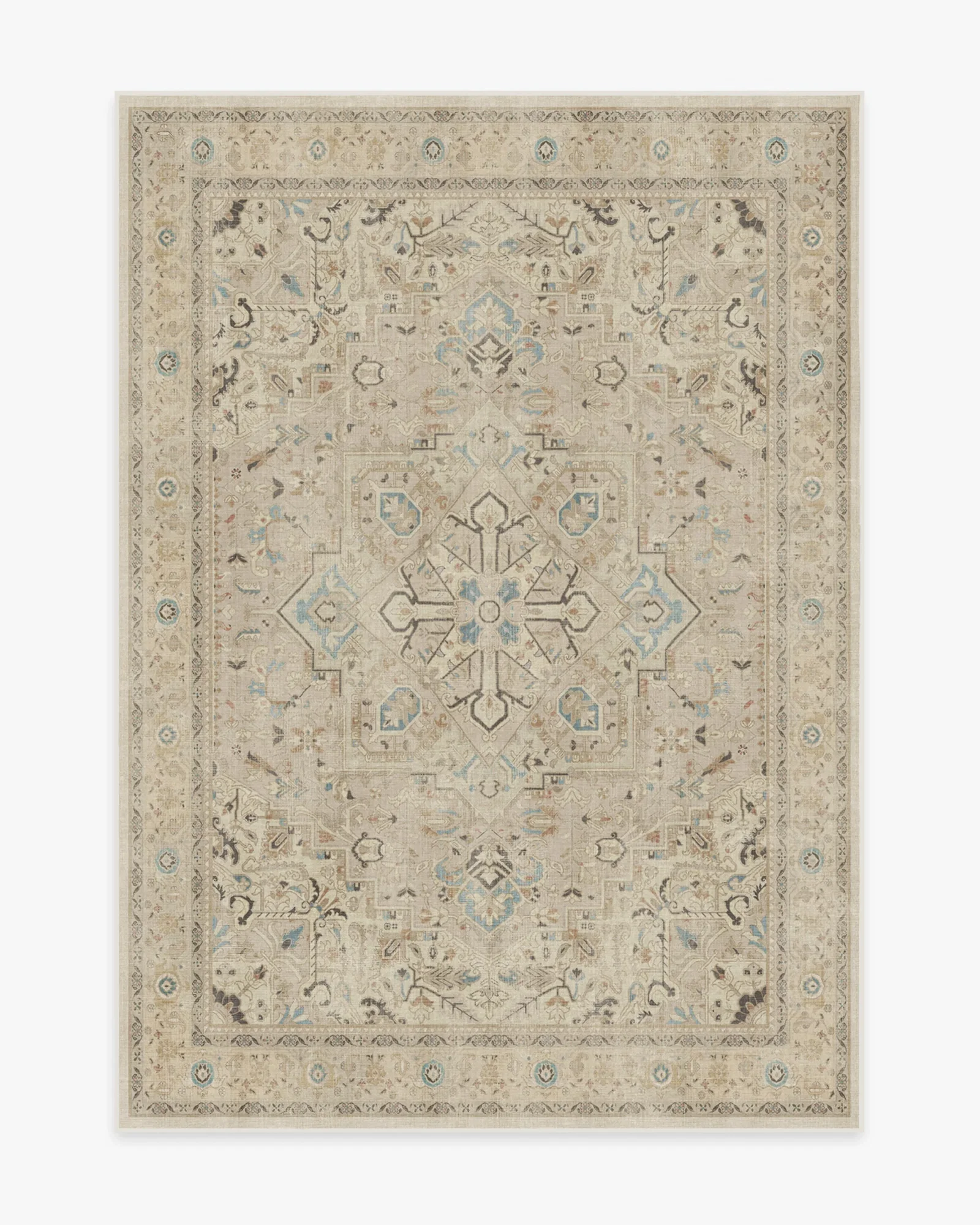 Image of Kamran Ivory Opal Rug