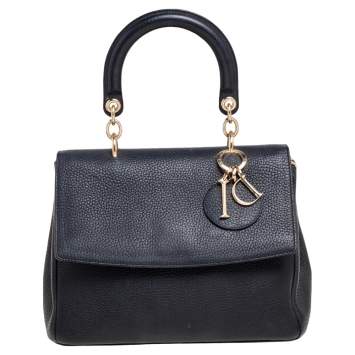 Black Leather Be  Shoulder Bag