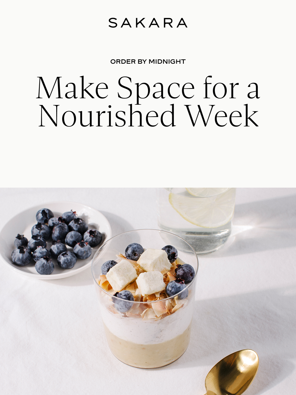 Order By Midnight: Make Space for a Nourished Week