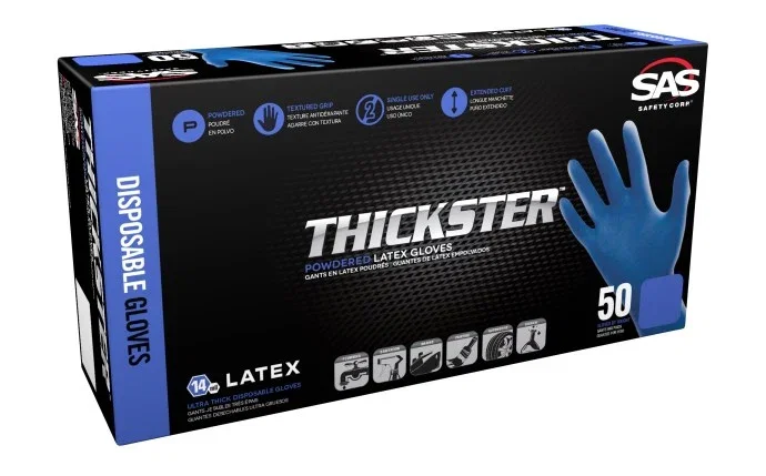 Image of Thickster Powdered Latex Disposable Gloves -14 Mil
