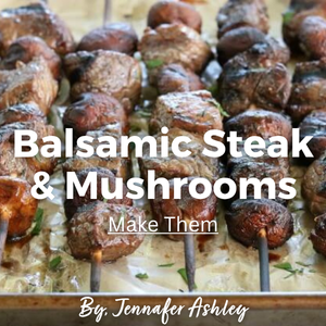 Balsamic Steak and Mushrooms 