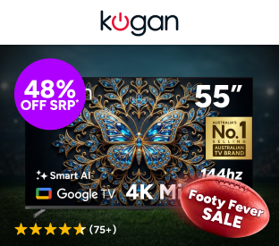 Kogan 55" Mini-LED QLED 4K 144Hz Smart AI Google TV Product Image