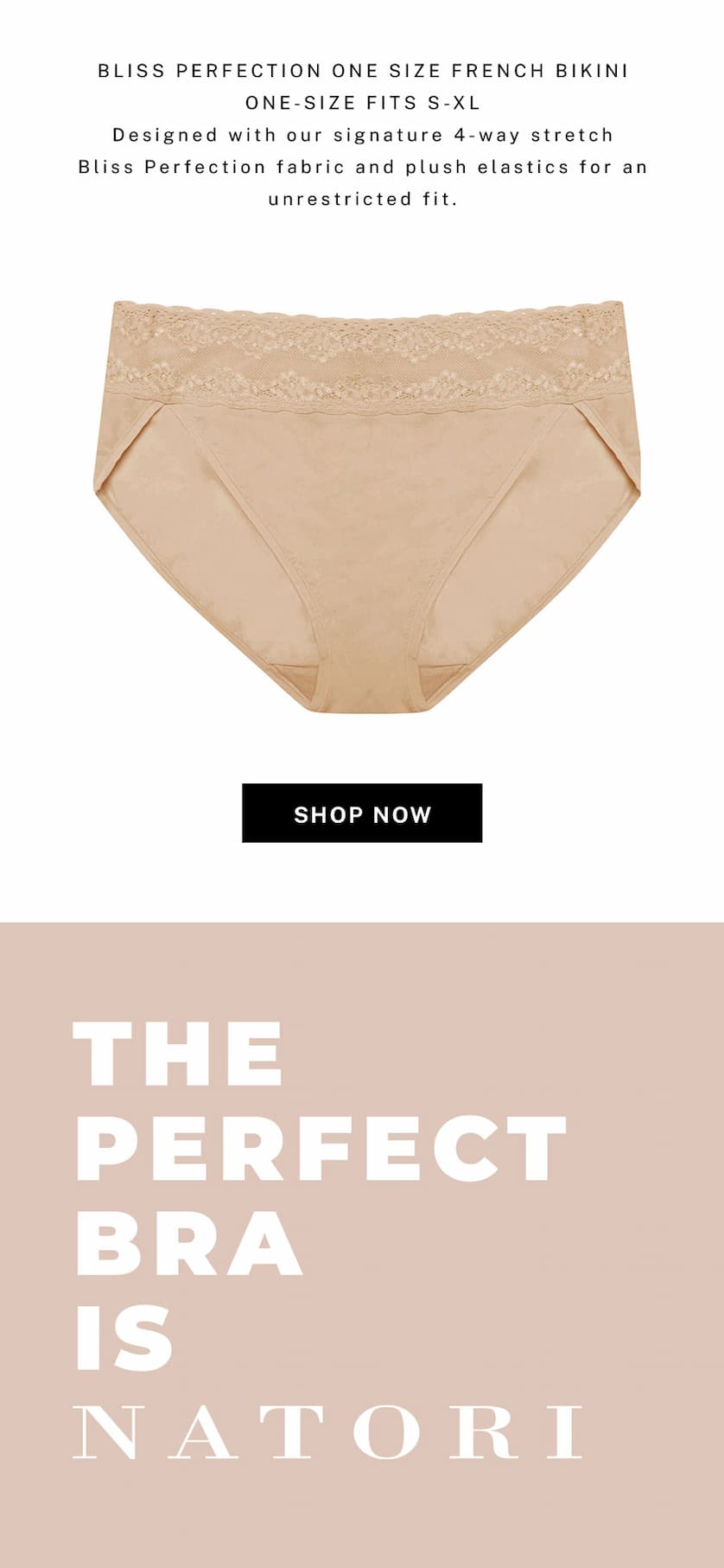 Wear it with the matching Bliss Perfection French Bikini