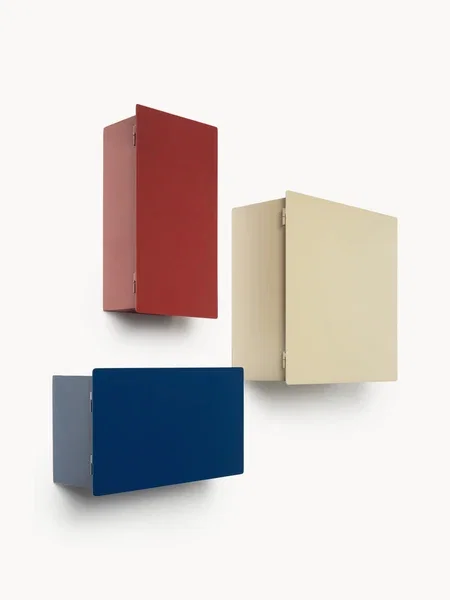 Estantes de pared de metal Kelly, set de 3