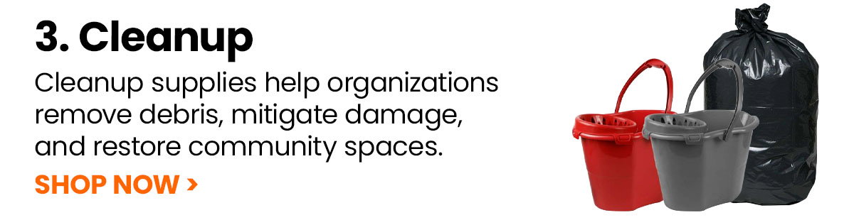 Cleanup. Shop now.