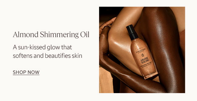 ALMOND SHIMMERING OIL | A SUN-KISSED GLOW THAT SOFTENS AND BEAUTIFIES SKIN