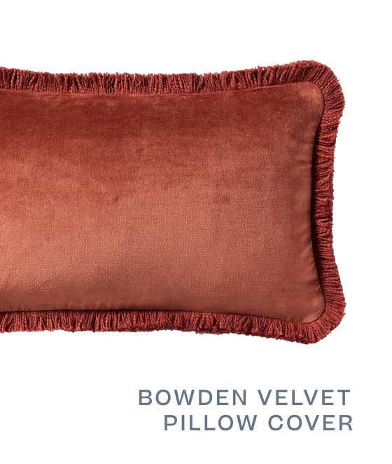 Bowden Velvet Pillow Cover