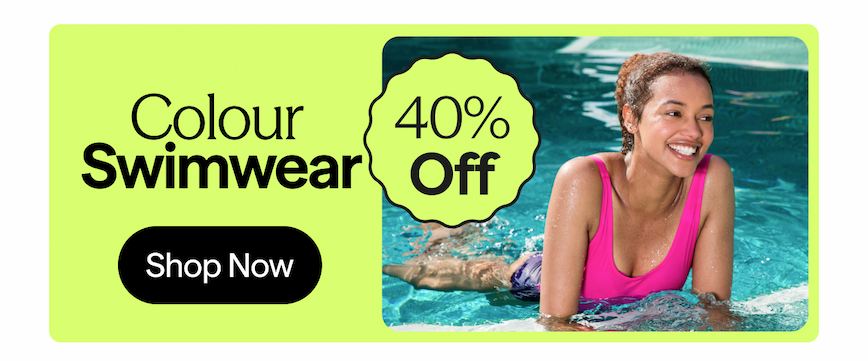 40% Off Colour Swimwear